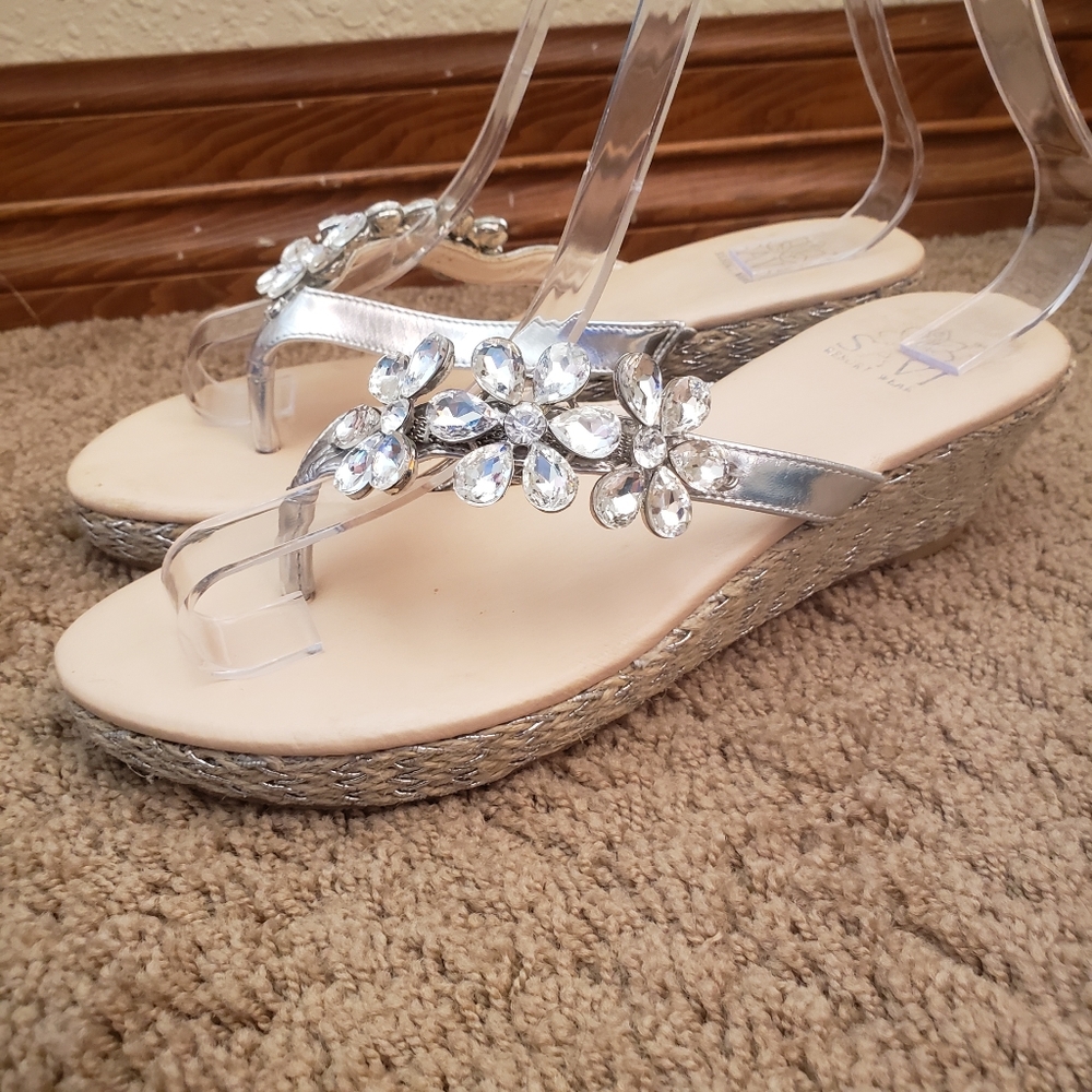 Savi Resort Wear Embellished Sandals